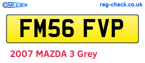 FM56FVP are the vehicle registration plates.