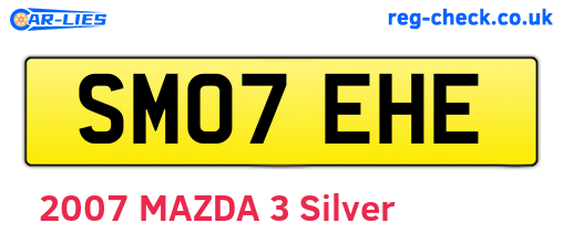 SM07EHE are the vehicle registration plates.