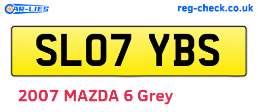 SL07YBS are the vehicle registration plates.