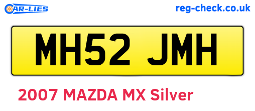 MH52JMH are the vehicle registration plates.