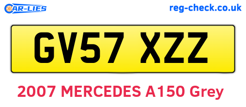 GV57XZZ are the vehicle registration plates.