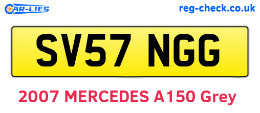 SV57NGG are the vehicle registration plates.
