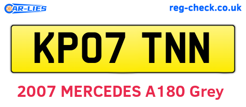 KP07TNN are the vehicle registration plates.