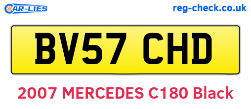 BV57CHD are the vehicle registration plates.