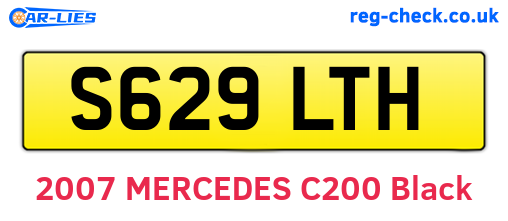 S629LTH are the vehicle registration plates.