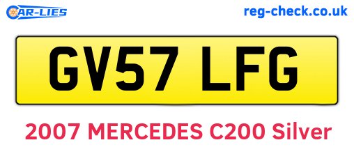 GV57LFG are the vehicle registration plates.