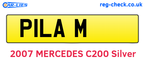 P1LAM are the vehicle registration plates.