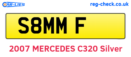 S8MMF are the vehicle registration plates.