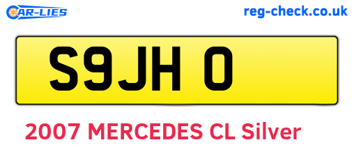 S9JHO are the vehicle registration plates.