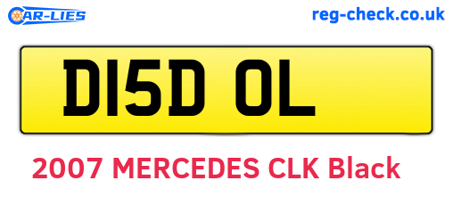 D15DOL are the vehicle registration plates.