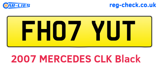 FH07YUT are the vehicle registration plates.