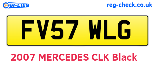 FV57WLG are the vehicle registration plates.