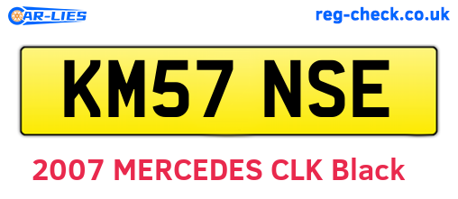 KM57NSE are the vehicle registration plates.