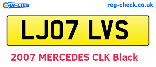 LJ07LVS are the vehicle registration plates.