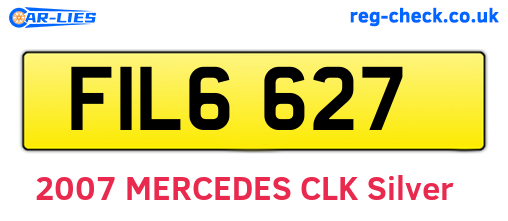 FIL6627 are the vehicle registration plates.