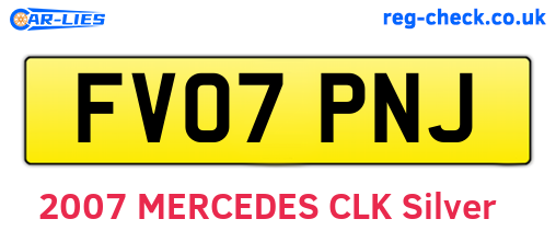 FV07PNJ are the vehicle registration plates.