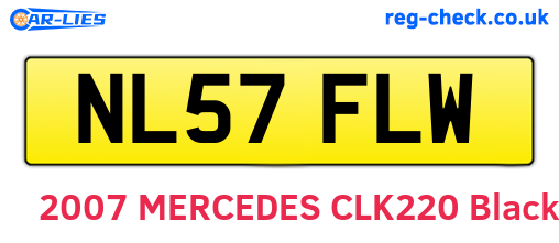 NL57FLW are the vehicle registration plates.