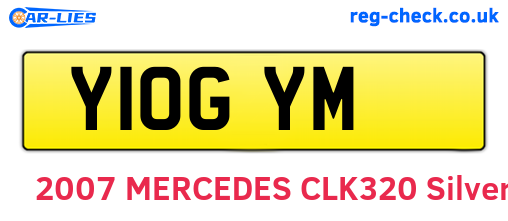 Y10GYM are the vehicle registration plates.