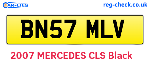 BN57MLV are the vehicle registration plates.