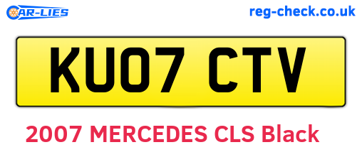 KU07CTV are the vehicle registration plates.