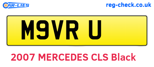 M9VRU are the vehicle registration plates.