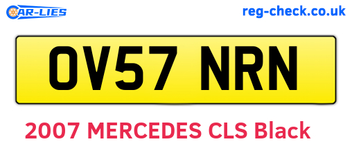 OV57NRN are the vehicle registration plates.