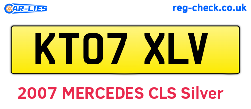 KT07XLV are the vehicle registration plates.