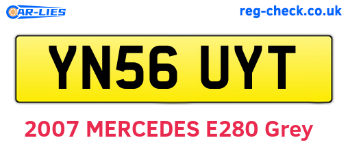 YN56UYT are the vehicle registration plates.