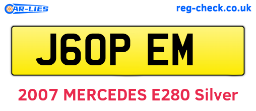 J60PEM are the vehicle registration plates.