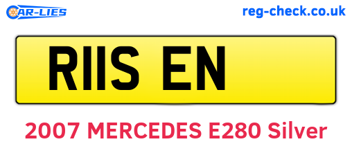 R11SEN are the vehicle registration plates.