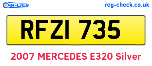 RFZ1735 are the vehicle registration plates.