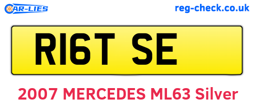 R16TSE are the vehicle registration plates.