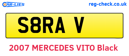 S8RAV are the vehicle registration plates.
