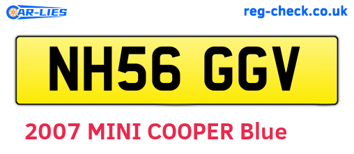 NH56GGV are the vehicle registration plates.