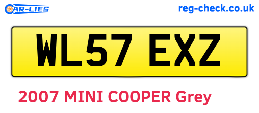 WL57EXZ are the vehicle registration plates.