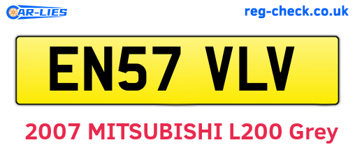 EN57VLV are the vehicle registration plates.