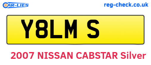 Y8LMS are the vehicle registration plates.