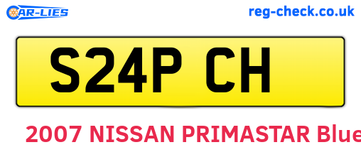 S24PCH are the vehicle registration plates.