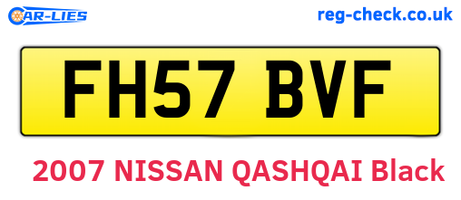 FH57BVF are the vehicle registration plates.