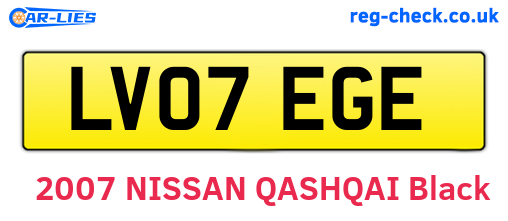 LV07EGE are the vehicle registration plates.