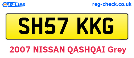 SH57KKG are the vehicle registration plates.