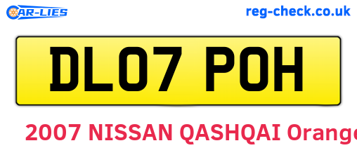 DL07POH are the vehicle registration plates.