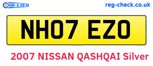 NH07EZO are the vehicle registration plates.