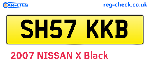 SH57KKB are the vehicle registration plates.
