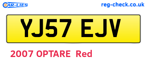 YJ57EJV are the vehicle registration plates.