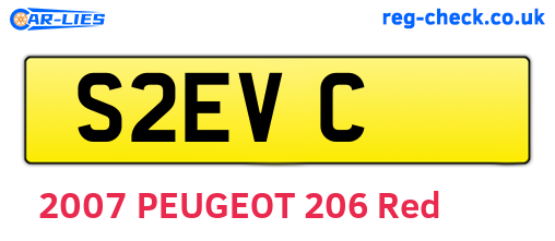 S2EVC are the vehicle registration plates.