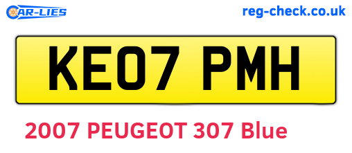 KE07PMH are the vehicle registration plates.