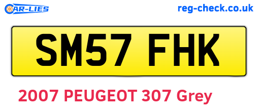 SM57FHK are the vehicle registration plates.