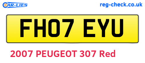 FH07EYU are the vehicle registration plates.