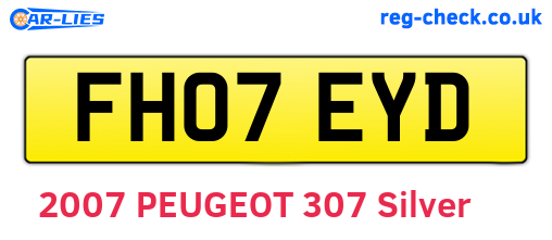 FH07EYD are the vehicle registration plates.